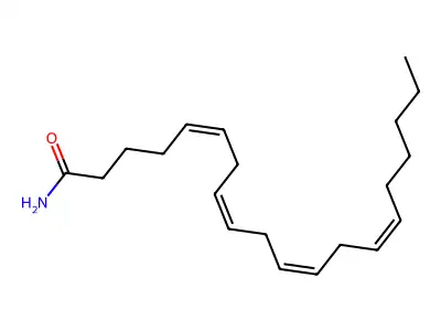 Eicosa-5,8,11,14-tetraenamide structure