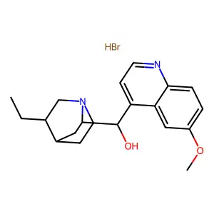 Hydroquinine HBr structure