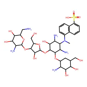 Dansylparomomycin structure