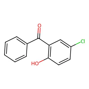 Chlorohydroxy benzophenone structure