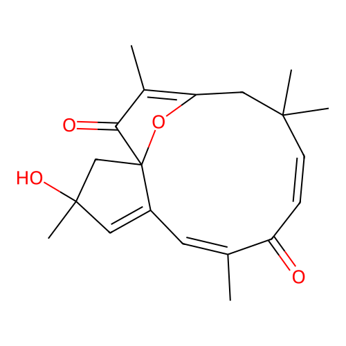 Hydroxyjatrophone structure