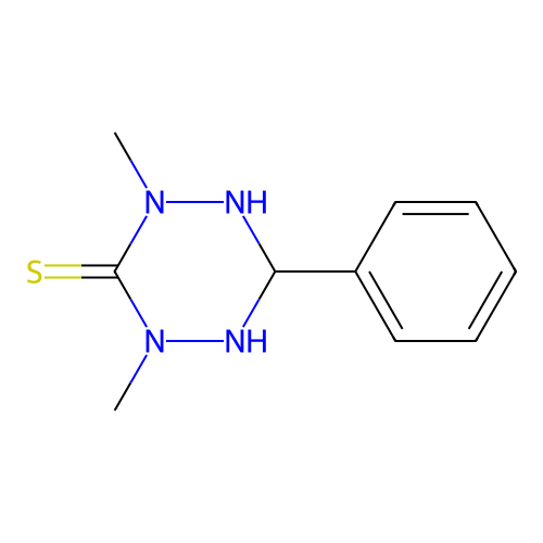 2,4-Dimethyl-6-phenyl-1,2,4,5-tetrazinane-3-thione structure