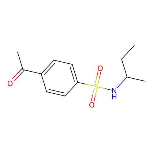4-Acetyl-n-(sec-butyl)benzenesulfonamide structure