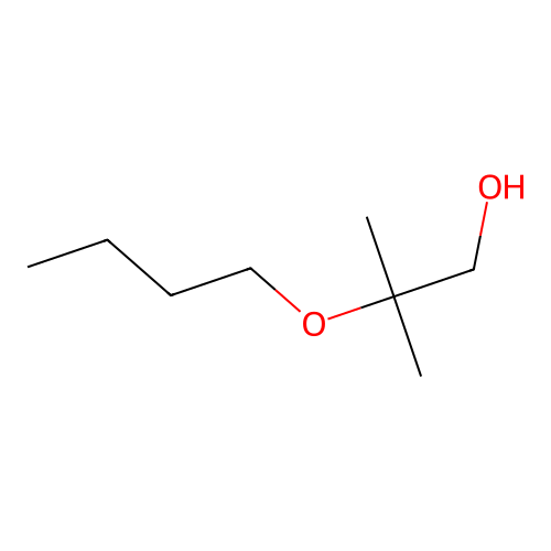 2-Butoxy-2-methylpropan-1-ol structure