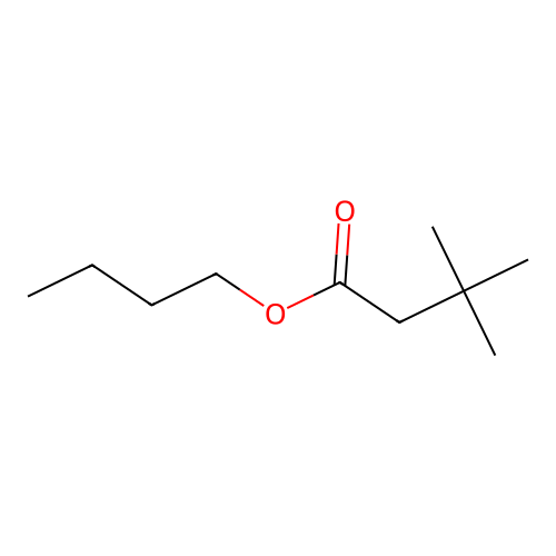 Butyl 3,3-dimethylbutyrate structure