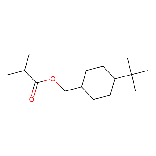 (4-(1,1-Dimethylethyl)cyclohexyl)methyl isobutyrate structure