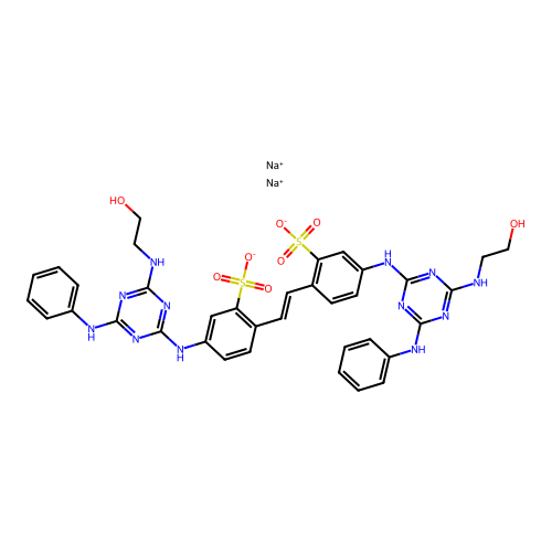 Fluorescent Brightener 85 structure