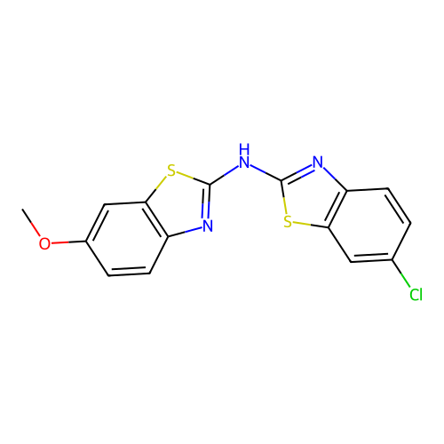 6-chloro-N-(6-methoxybenzo[d]thiazol-2-yl)benzo[d]thiazol-2-amine structure