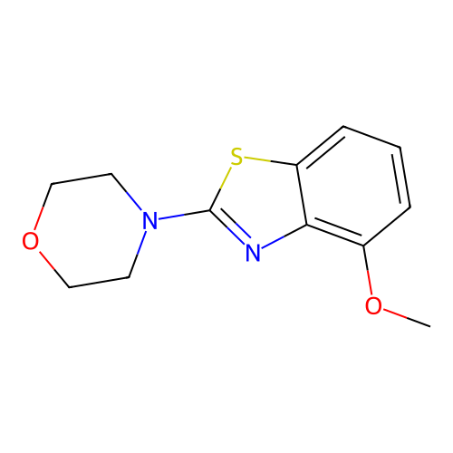 4-(4-Methoxybenzo[d]thiazol-2-yl)morpholine structure