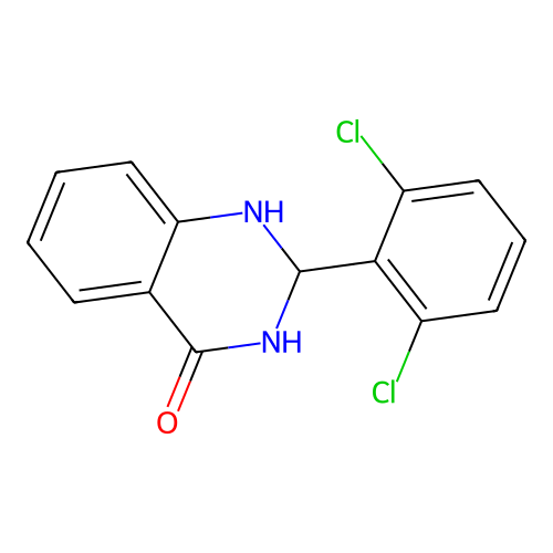2-(2,6-Dichlorophenyl)-1,2-dihydro-4(3H)-quinazolinone structure