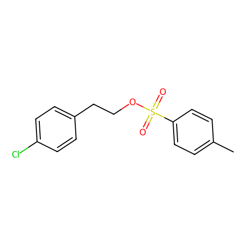 2-(4-Chlorophenyl)ethyl 4-methylbenzenesulfonate structure