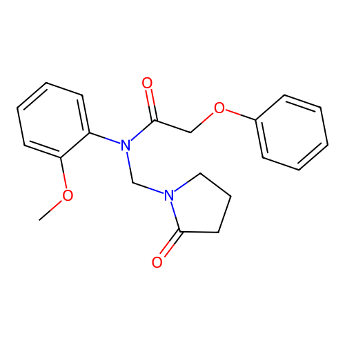 N-(2-methoxyphenyl)-N-[(2-oxopyrrolidin-1-yl)methyl]-2-phenoxyacetamide structure