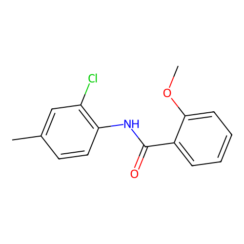 N-(2-chloro-4-methylphenyl)-2-methoxybenzamide structure
