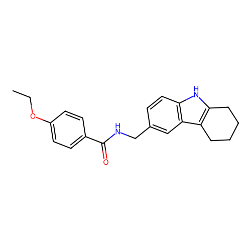 4-ethoxy-N-((2,3,4,9-tetrahydro-1H-carbazol-6-yl)methyl)benzamide structure