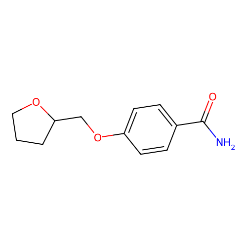 4-(Oxolan-2-ylmethoxy)benzamide structure