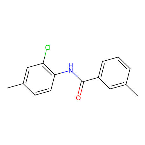 N-(2-chloro-4-methylphenyl)-3-methylbenzamide structure