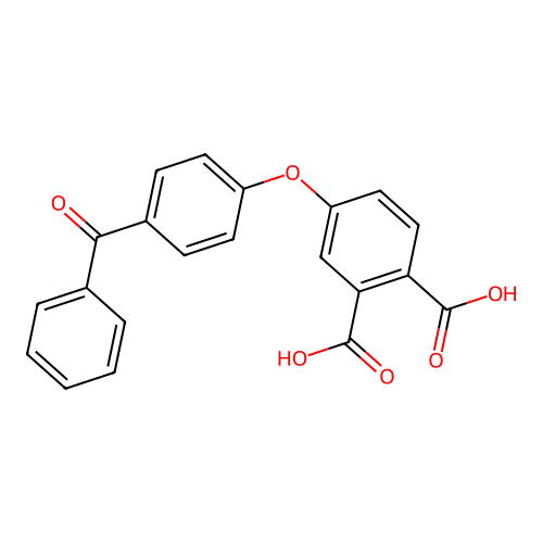 4-(4-Benzoylphenoxy)phthalic acid structure