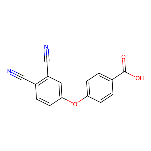 4-(3,4-dicyanophenoxy)benzoic Acid structure