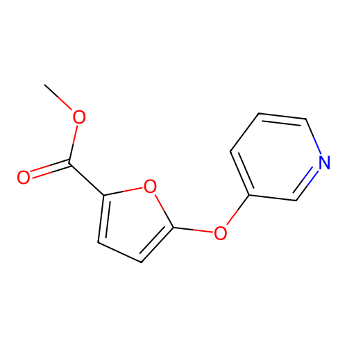 Methyl 5-(3-Pyridinyloxy)-2-furoate structure