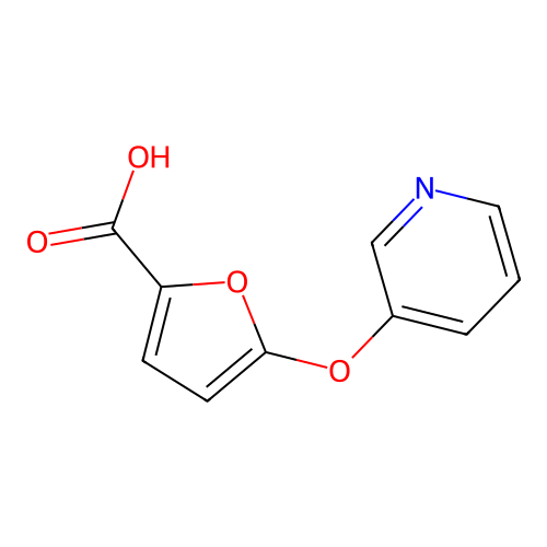 5-(3-Pyridinyloxy)-2-furoic acid structure