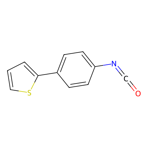 2-(4-Isocyanatophenyl)thiophene structure