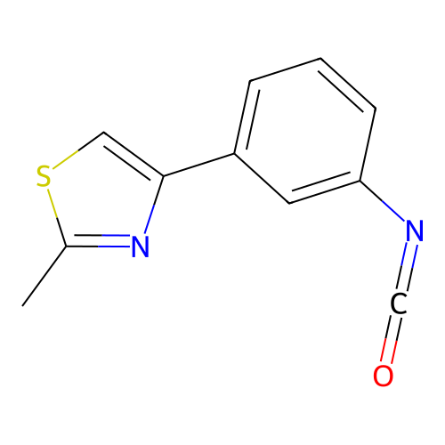 4-(3-Isocyanatophenyl)-2-methyl-1,3-thiazole structure