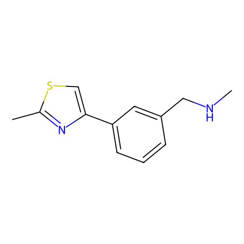N-Methyl-N-[3-(2-methyl-1,3-thiazol-4-YL)benzyl]amine structure