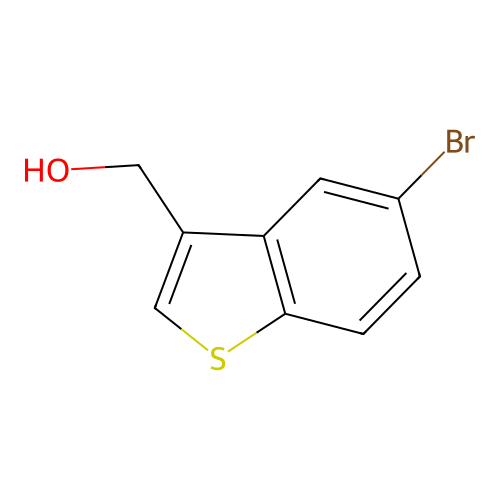 (5-Bromo-3-benzo[b]thienyl)methanol structure
