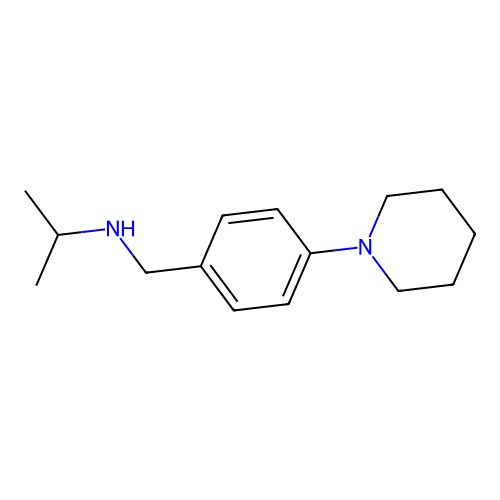 N-(4-Piperidin-1-ylbenzyl)propan-2-amine structure