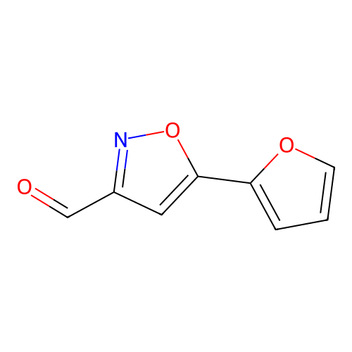 5-(2-Furyl)isoxazole-3-carbaldehyde structure
