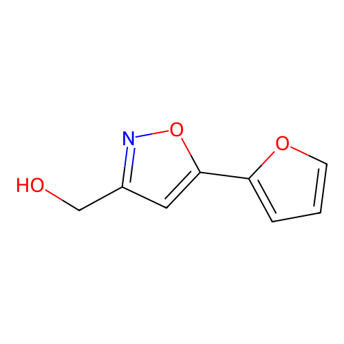 (5-(Furan-2-yl)-1,2-oxazol-3-yl)methanol structure