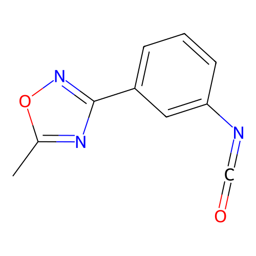 3-(3-Isocyanatophenyl)-5-methyl-1,2,4-oxadiazole structure