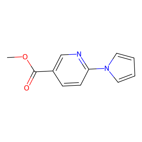 methyl 6-(1H-pyrrol-1-yl)nicotinate structure