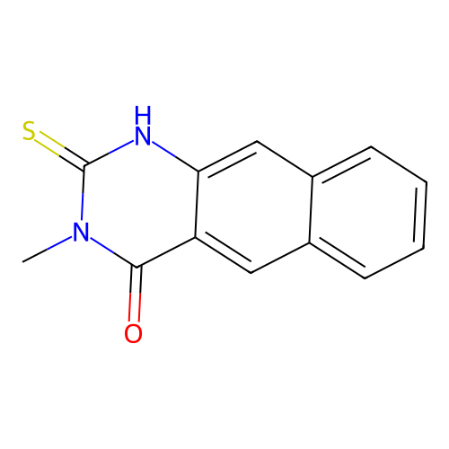 3-methyl-2-sulfanyl-3H,4H-benzo[g]quinazolin-4-one structure