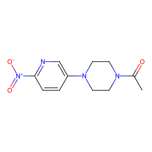 1-(4-(6-Nitropyridin-3-YL)piperazin-1-YL)ethan-1-one structure