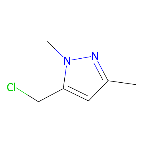 5-(chloromethyl)-1,3-dimethyl-1H-pyrazole structure