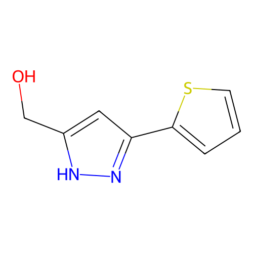 (5-Thien-2-yl-1h-pyrazol-3-yl)methanol structure