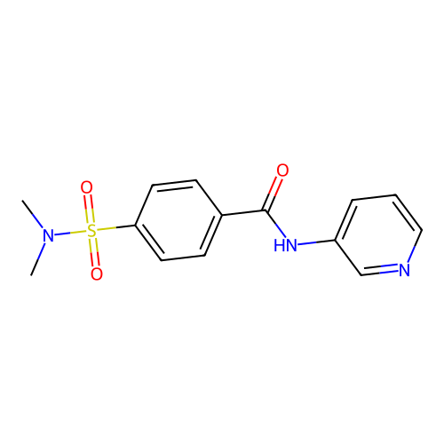4-(dimethylsulfamoyl)-N-pyridin-3-ylbenzamide structure