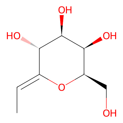 3,7-Anhydro-1,2-dideoxygalacto-oct-2-enitol structure