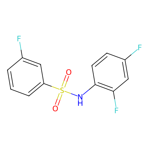 N-(2,4-difluorophenyl)-3-fluorobenzenesulfonamide structure