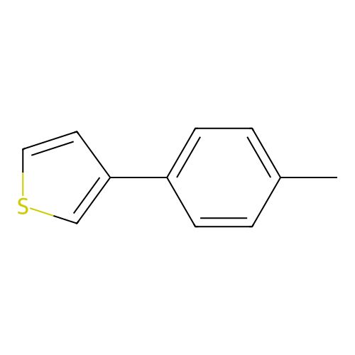 3-(4-Methylphenyl)thiophene structure