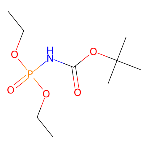 Diethyl N-(tert-Butoxycarbonyl)phosphoramidate structure