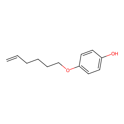 4-Hex-5-enyloxy-phenol structure