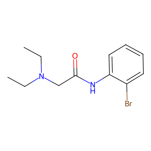 Acetamide, N-(2-bromophenyl)-2-(diethylamino)- structure