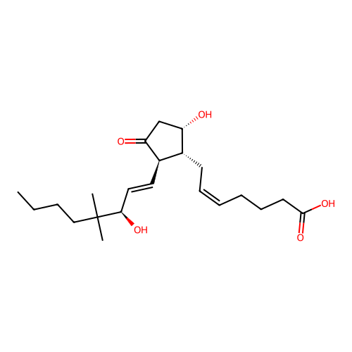 16,16-Dimethyl prostaglandin D2 structure
