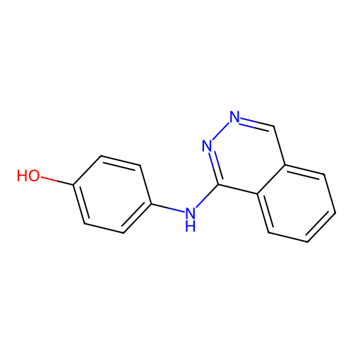 4-(Phthalazinylamino)phenol structure