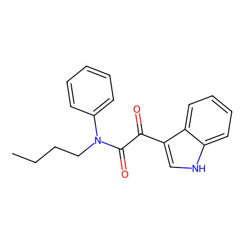 N-butyl-2-(1H-indol-3-yl)-2-oxo-N-phenylacetamide structure
