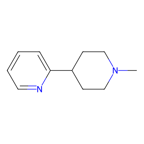 2-(1-Methylpiperidin-4-yl)pyridine structure