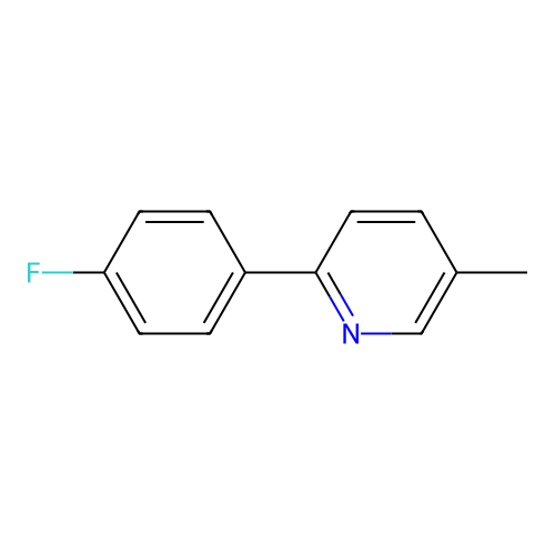 2-(4-Fluorophenyl)-5-methylpyridine structure