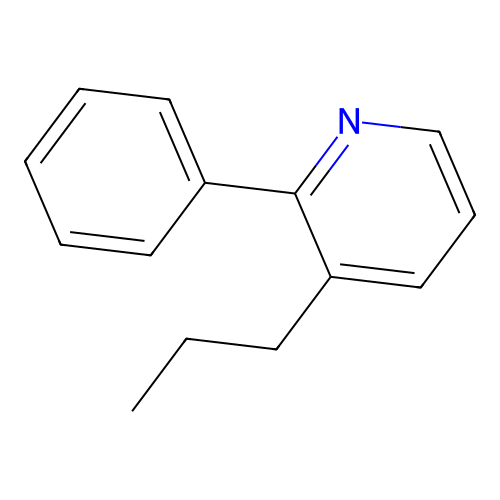 2-Phenyl-3-propylpyridine structure